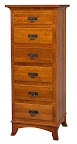 Edinburgh Baby Dresser, Quarter Sawn Oak Hardwood, Rustic Finish